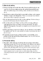 Preview for 10 page of Parkside PTSA 12 A1 Operating Instructions Manual