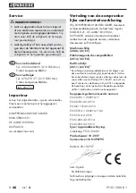 Предварительный просмотр 51 страницы Parkside PTSS 1200 B1 Translation Of The Original Instructions