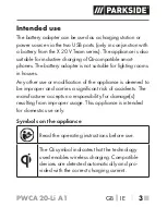 Предварительный просмотр 8 страницы Parkside PWCA 20-Li A1 Short Manual