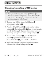 Предварительный просмотр 17 страницы Parkside PWCA 20-Li A1 Short Manual