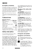 Preview for 18 page of Parkside PWD 20 A1 Translation Of The Original Instructions