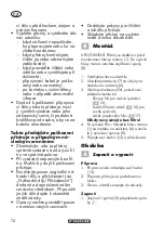 Preview for 72 page of Parkside PWD 20 A1 Translation Of The Original Instructions