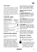 Preview for 81 page of Parkside PWD 20 A1 Translation Of The Original Instructions