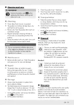 Предварительный просмотр 27 страницы Parkside PWDA 20-Li C3 Operation And Safety Notes Translation Of The Original Instructions