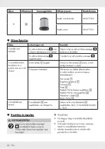 Предварительный просмотр 44 страницы Parkside PWDA 20-Li C3 Operation And Safety Notes Translation Of The Original Instructions