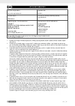 Preview for 26 page of Parkside PWDS 920 A1 Operating And Safety Instructions Manual