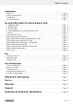 Preview for 5 page of Parkside PWS 125 A1 Operation And Safety Notes