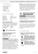 Preview for 7 page of Parkside PWS 125 A1 Operation And Safety Notes