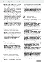 Preview for 12 page of Parkside PWS 125 A1 Operation And Safety Notes