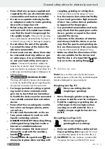 Preview for 13 page of Parkside PWS 125 A1 Operation And Safety Notes