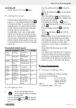 Preview for 15 page of Parkside PWS 125 A1 Operation And Safety Notes