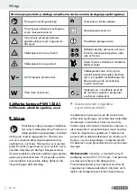 Preview for 20 page of Parkside PWS 125 A1 Operation And Safety Notes