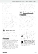 Preview for 53 page of Parkside PWS 125 A1 Operation And Safety Notes