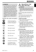 Preview for 6 page of Parkside PWS 125 A1 Translation Of Original Operation Manual