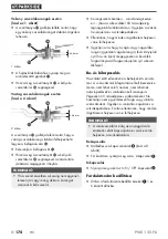 Preview for 178 page of Parkside PWS 125 F6 Translation Of The Original Instructions