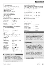 Preview for 8 page of Parkside PWSA 20-Li A1 Operating Instructions Manual