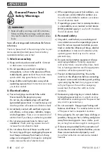 Preview for 9 page of Parkside PWSA 20-Li A1 Operating Instructions Manual