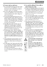 Предварительный просмотр 10 страницы Parkside PWSA 20-Li A1 Operating Instructions Manual