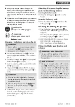 Preview for 16 page of Parkside PWSA 20-Li A1 Operating Instructions Manual