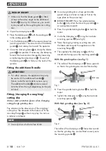 Предварительный просмотр 17 страницы Parkside PWSA 20-Li A1 Operating Instructions Manual