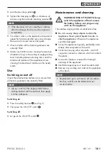 Preview for 18 page of Parkside PWSA 20-Li A1 Operating Instructions Manual