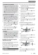 Предварительный просмотр 54 страницы Parkside PWSA 20-Li B3 Instructions Manual