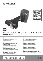 Parkside PWSAM 20-Li A1 Translation Of The Original Instructions preview
