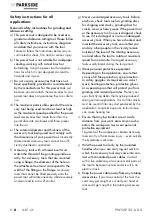 Preview for 14 page of Parkside PWSAP 20-Li D4 Translation Of The Original Instructions