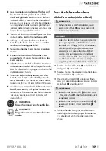 Preview for 117 page of Parkside PWSAP 20-Li D4 Translation Of The Original Instructions