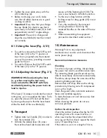 Preview for 20 page of Parkside PZKS 1500 B2 Operating And Safety Instructions Manual