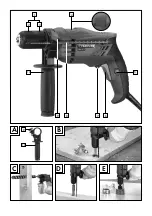 Предварительный просмотр 3 страницы Parkside SCHLAGBOHRMASCHINE PSBM 500 A1 Original Operation Manual