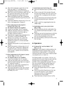 Предварительный просмотр 17 страницы Parkside ZKGS 2100 UG Operation And Safety Notes