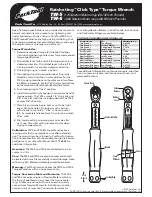 parktool TW-5 Instructions preview