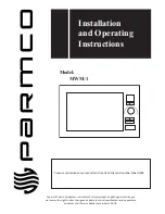 Parmco MWM-1 Installation And Operating Instructions Manual preview