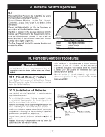 Предварительный просмотр 19 страницы Parrot Uncle BBCF590 Owner'S Manual