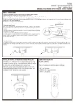 Предварительный просмотр 2 страницы Parrot Uncle F4503 Installation & Operating Instructions