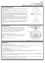 Предварительный просмотр 3 страницы Parrot Uncle F4503 Installation & Operating Instructions