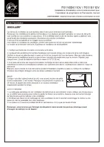 Preview for 28 page of Parrot Uncle F6116BK110V Installation & Operating Instructions Manual