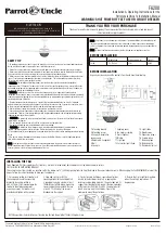 Parrot Uncle F6208 Installation & Operating Instructions предпросмотр