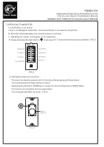 Предварительный просмотр 7 страницы Parrot Uncle F8290110V Installation & Operating Instructions Manual