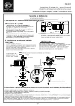 Preview for 18 page of Parrot Uncle F8307 Installation & Operating Instructions Manual