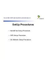 Preview for 3 page of Parrot 3400 LS-GPS Setup Information Manual