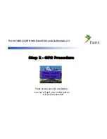 Preview for 13 page of Parrot 3400 LS-GPS Setup Information Manual