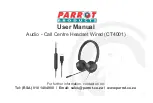 Parrot CT4001 User Manual preview