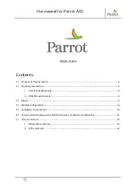 Preview for 1 page of Parrot FC6100 ASPEN Use Manual