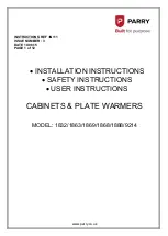 PARRY 1832 Installation Instructions Manual preview