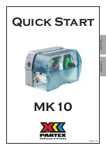 Partex MK10 Quick Start Manual preview
