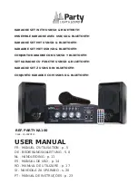 Party Light & Sound PARTY-KA100 User Manual preview
