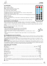 Preview for 7 page of Party Light & Sound PARTY-KA100 User Manual