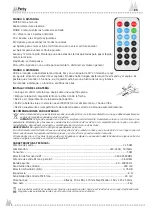 Preview for 16 page of Party Light & Sound PARTY-KA100 User Manual